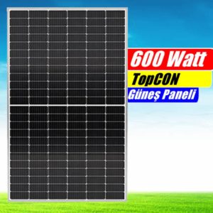 600 Watt TopCon Güneş Paneli