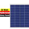 22 Watt Polikristal Güneş Paneli