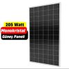 205 Watt Monokristal Güneş Paneli