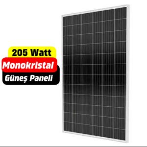 205 Watt Monokristal Güneş Paneli